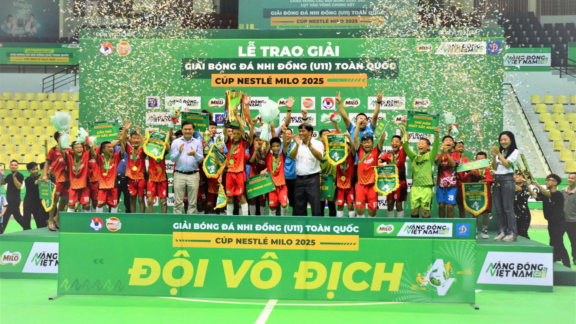 U11 Hưng Yên vô địch Giải Bóng đá nhi đồng toàn quốc 2025