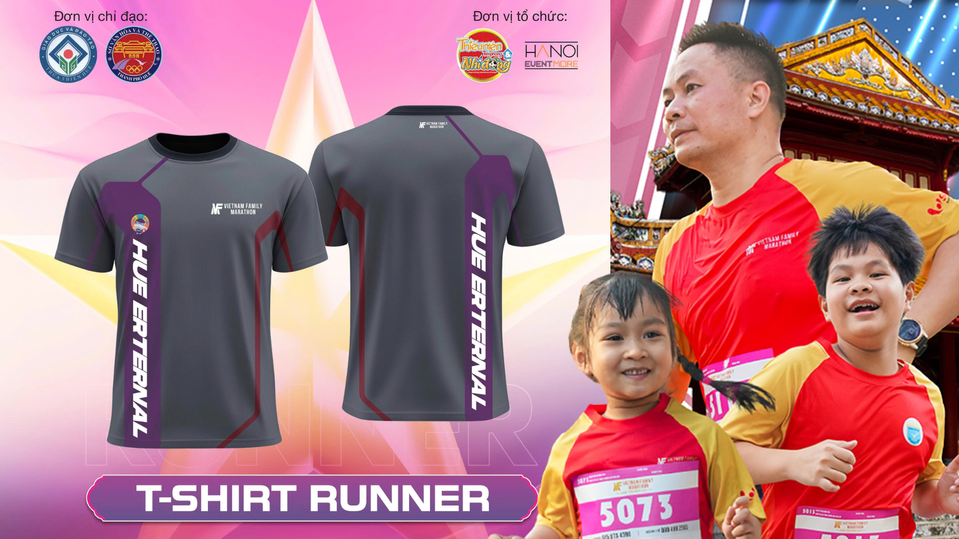 Công bố áo chính thức Giải chạy Vietnam Family Marathon mùa 2 – Huế Eternal 2025
