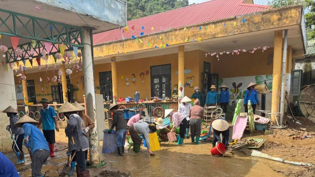 Điện Biên: Nhiều trường học bị thiệt hại do mưa lũ