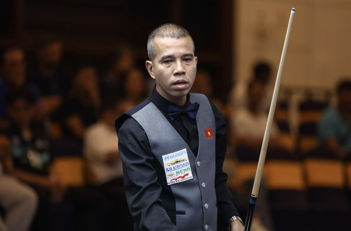 Trần Quyết Chiến vào tứ kết billiards carom 3 băng World Games 2025
