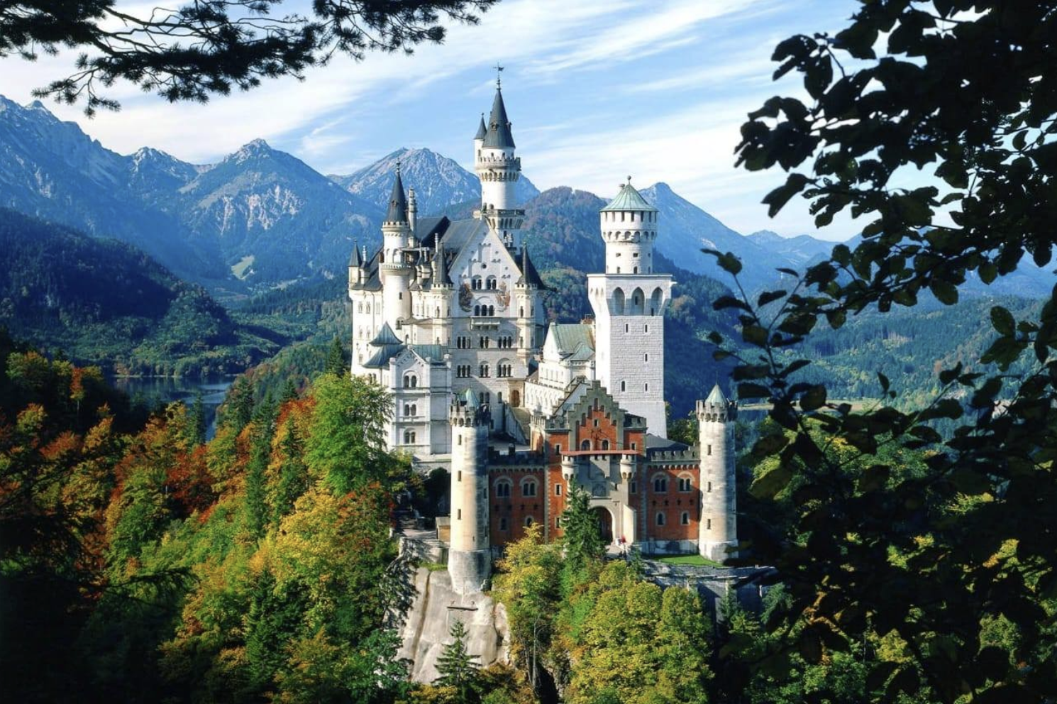 Lâu đài Neuschwanstein.