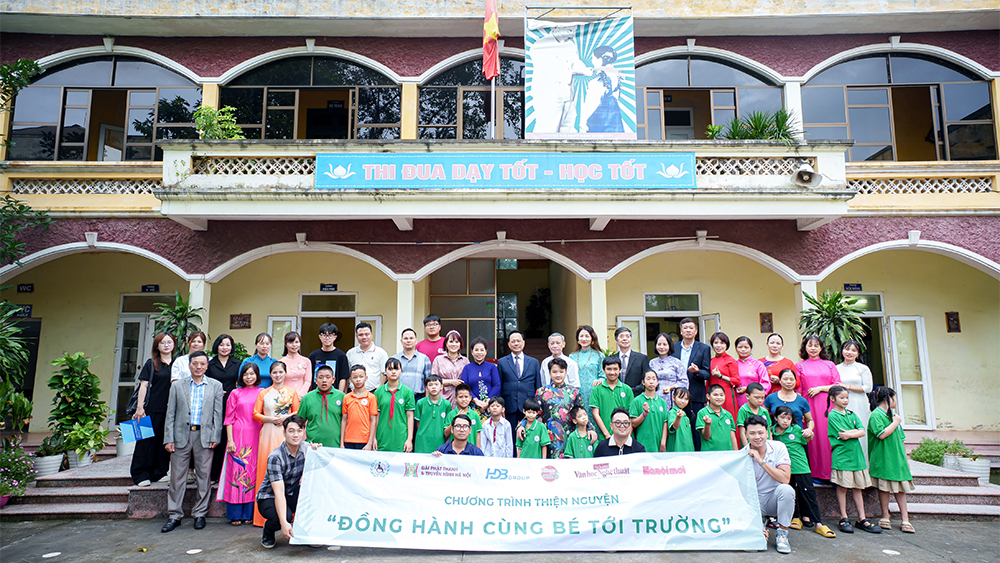 Trường Chuyên biệt Bình Minh là “mái nhà chung” của nhiều học sinh khuyết tật thuộc xã Đông Anh (Hà Nội).