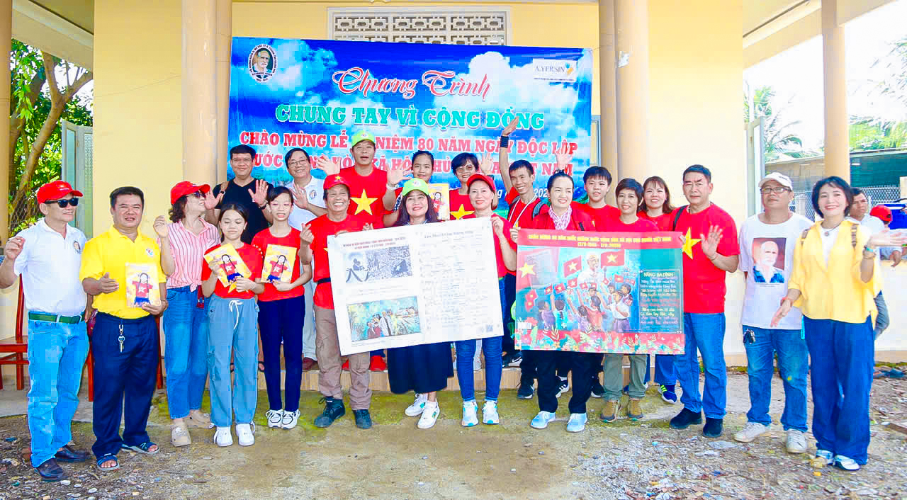 Thời gian qua, Hội Những người ái mộ bác sĩ A. Yersin đã phối hợp cùng nhiều tổ chức, cá nhân trong và ngoài nước triển khai nhiều hoạt động nhân đạo, từ thiện, chăm lo đời sống người dân và trẻ em có hoàn cảnh khó khăn
