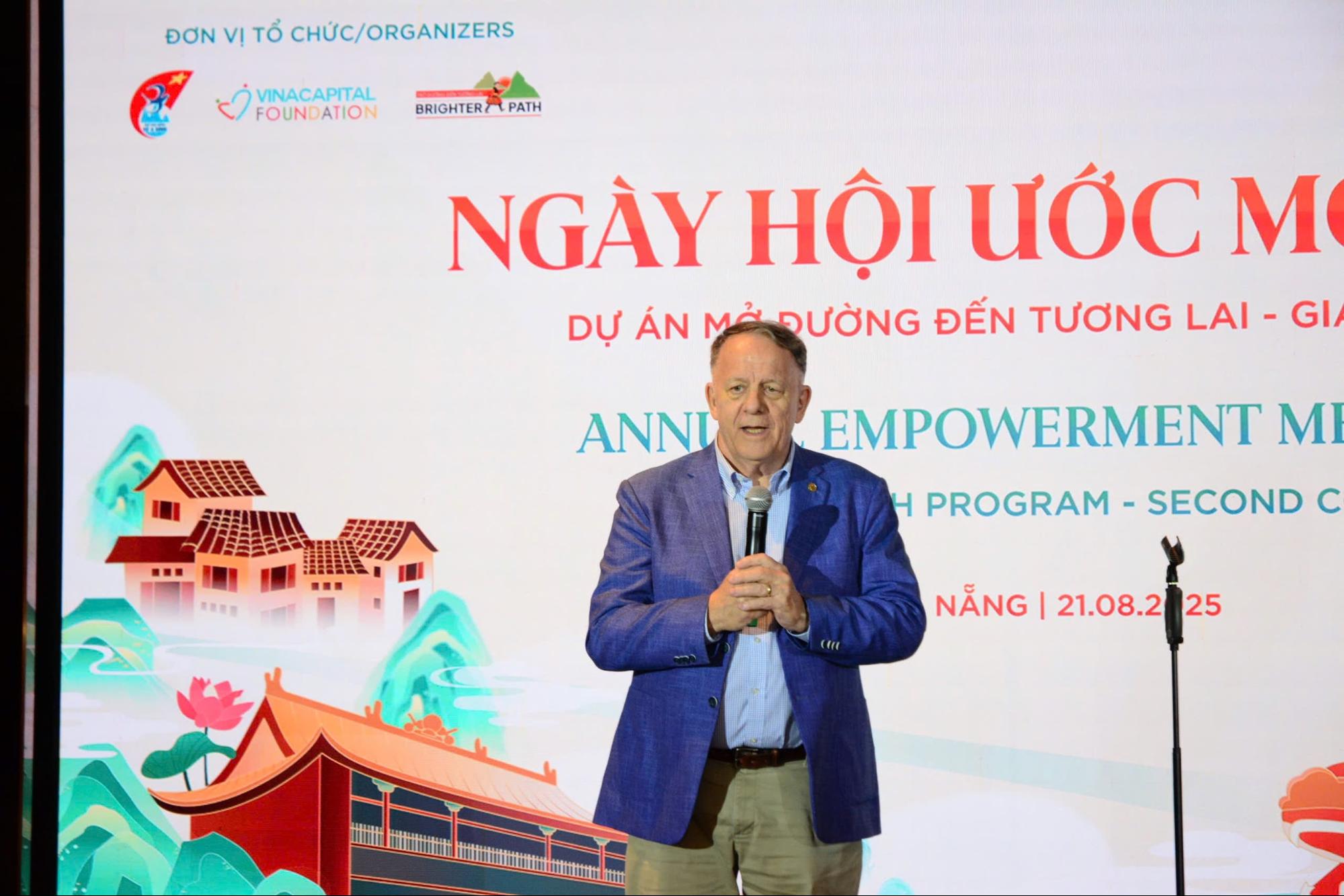 Ông Rad Kivette phát biểu tại Ngày Hội ước mơ năm 2025. Ông Rad Kivette phát biểu tại Ngày Hội ước mơ năm 2025.