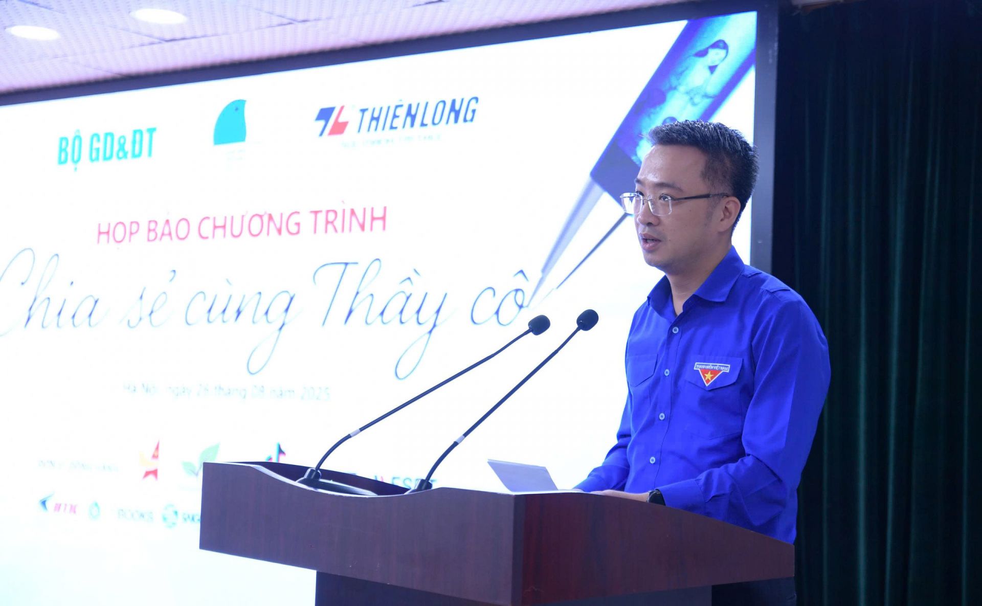 Anh Nguyễn Tường Lâm phát biểu tại họp báo. Anh Nguyễn Tường Lâm phát biểu tại họp báo.