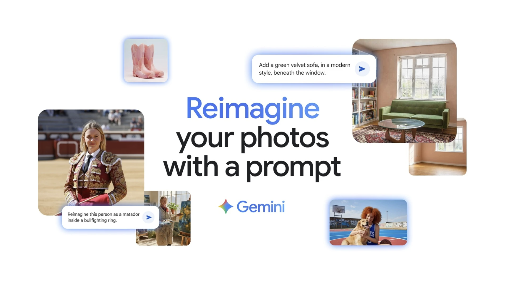 Tính năng chỉnh ảnh trên Gemini hỗ trợ chi tiết và thông minh hơn. Tính năng chỉnh ảnh trên Gemini hỗ trợ chi tiết và thông minh hơn.