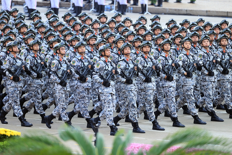 Khối chiến sĩ Đặc nhiệm dù.