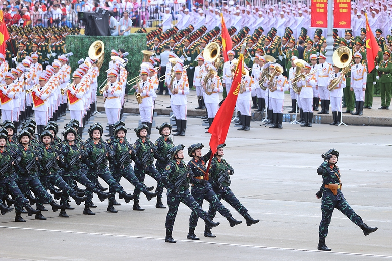 Khối nữ chiến sĩ Biệt động.