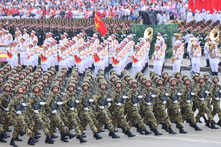 Khối chiến sĩ Công binh.