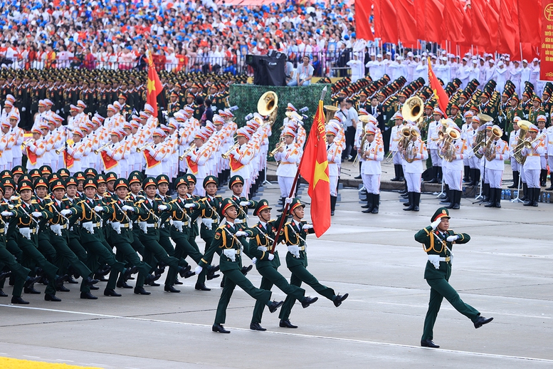 Khối sĩ quan Lục quân.