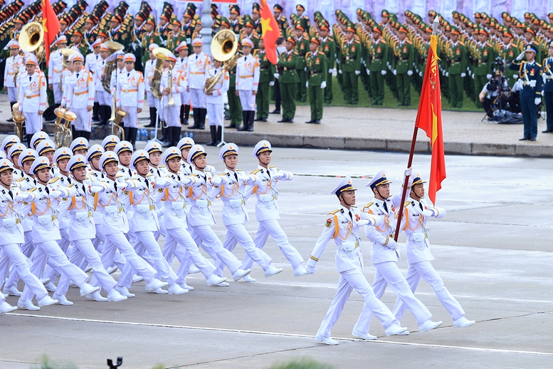Khối sĩ quan Hải quân.