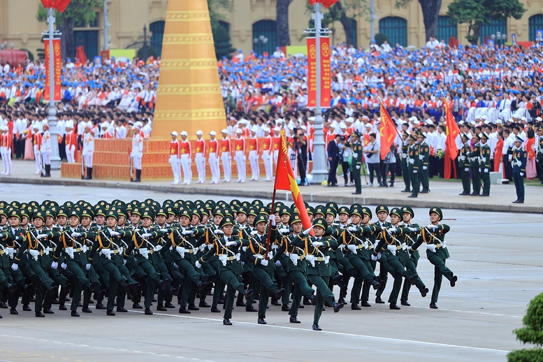 Khối sĩ quan Biên phòng.