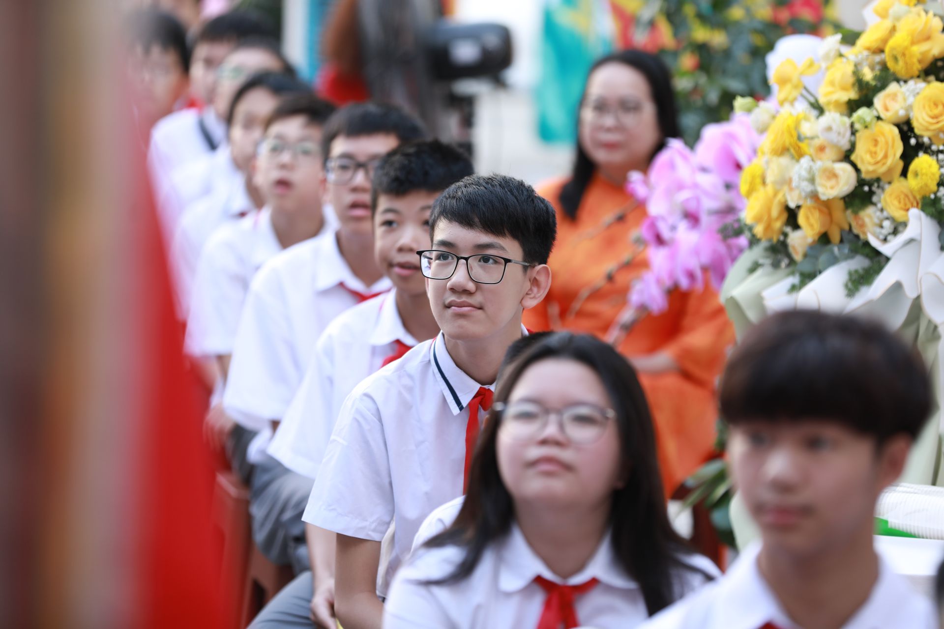Học trò Giảng Võ 2 đã sẵn sàng cho năm học mới.