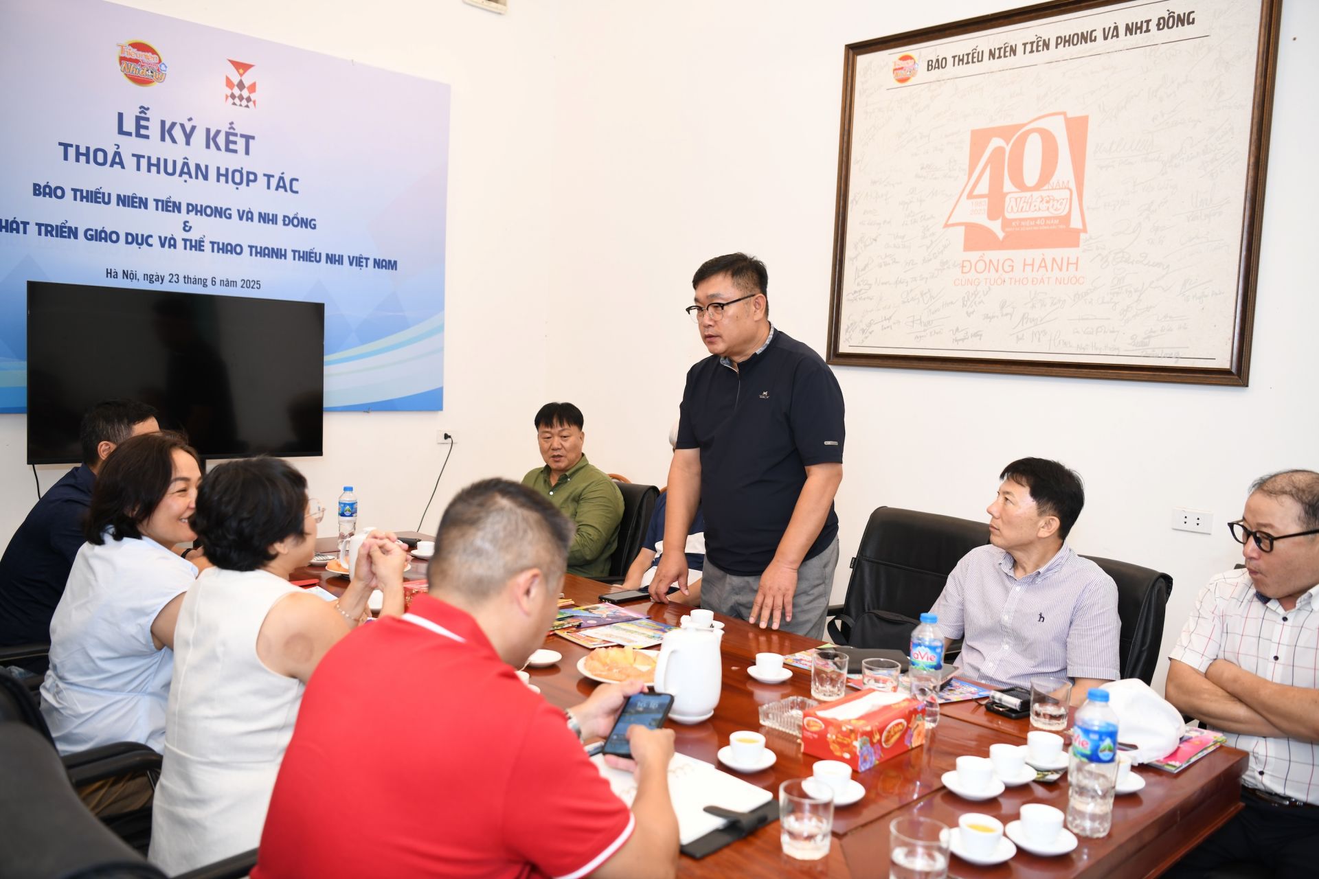 Hai bên đã có những trao đổi nhằm tìm cơ hội hợp tác.