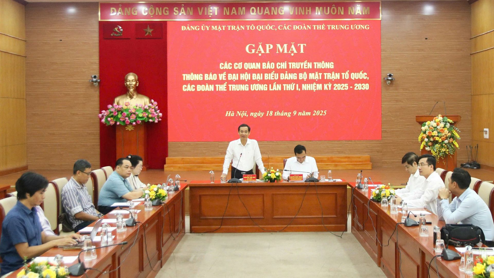 350 đại biểu tham dự Đại hội Đảng bộ MTTQ, các đoàn thể Trung ương lần thứ I