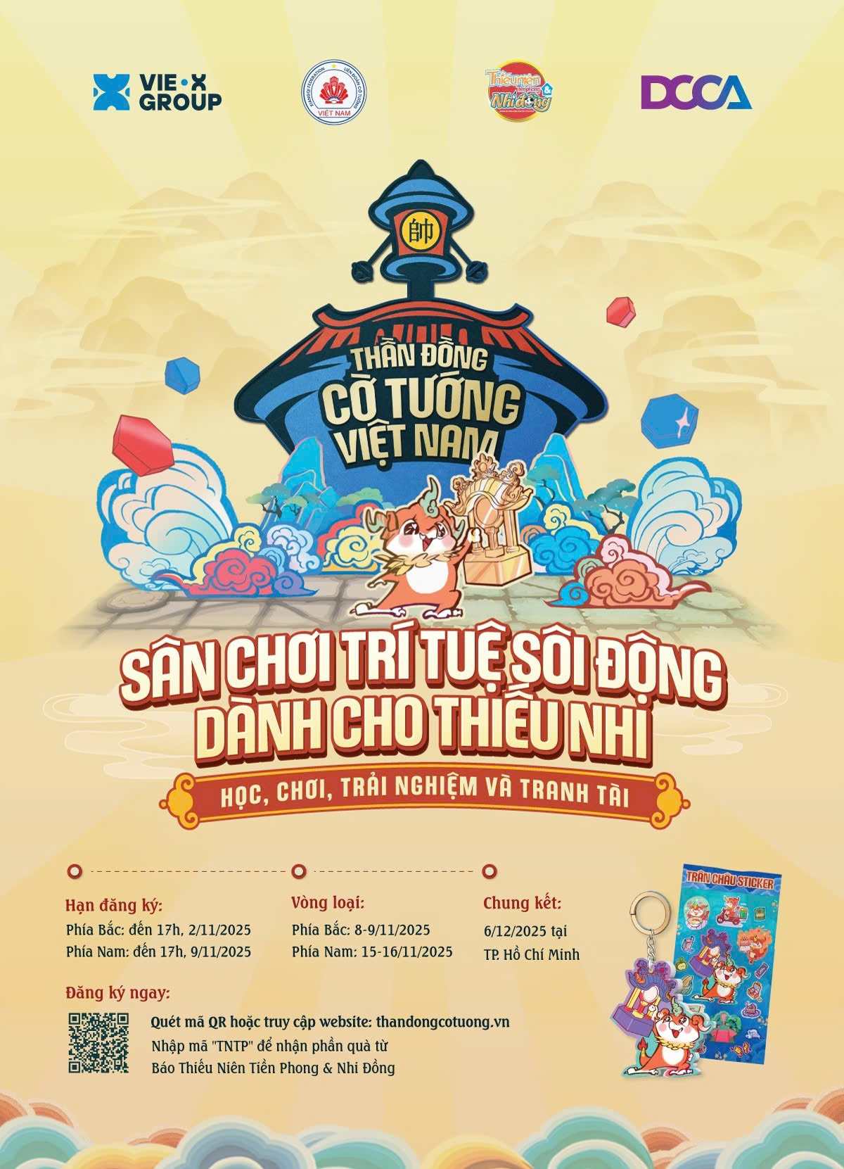 Thông tin về giải đấu “Thần đồng Cờ Tướng 2025”.