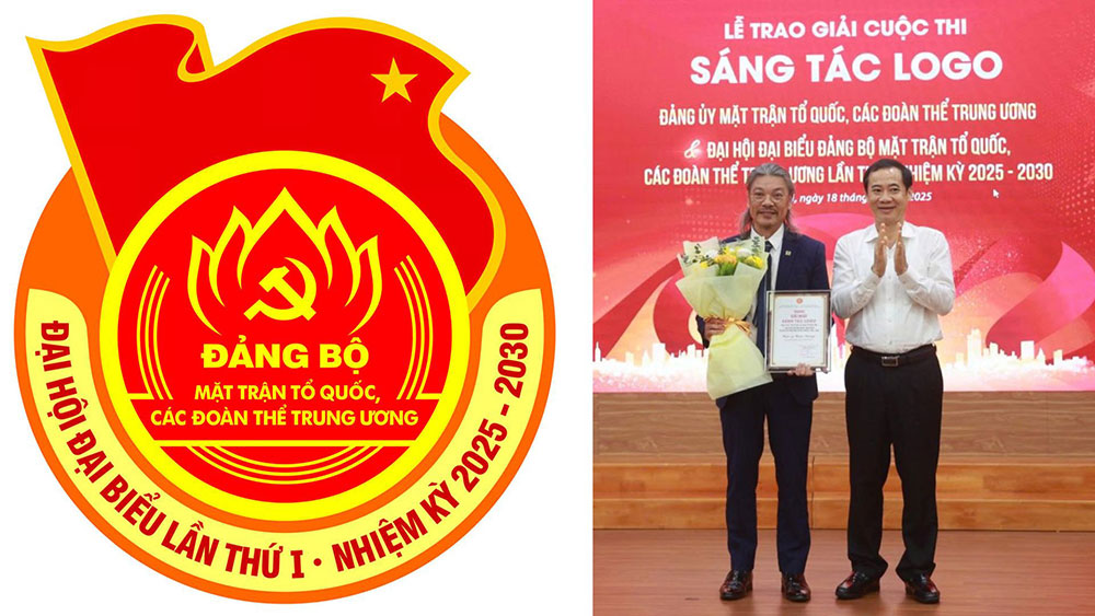 Công bố Logo Đại hội Đảng bộ MTTQ, các đoàn thể Trung ương lần thứ I, nhiệm kỳ 2025 – 2030