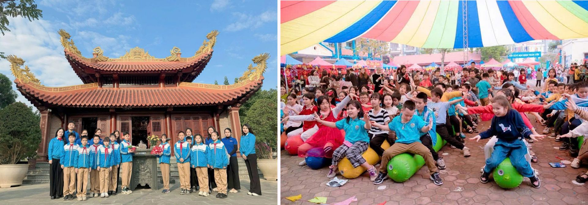 	Bên cạnh học tập, trường Tiểu học Đội Cấn 1 cũng quan tâm đến hoạt động ngoại khóa và kỹ năng sống cho học trò.