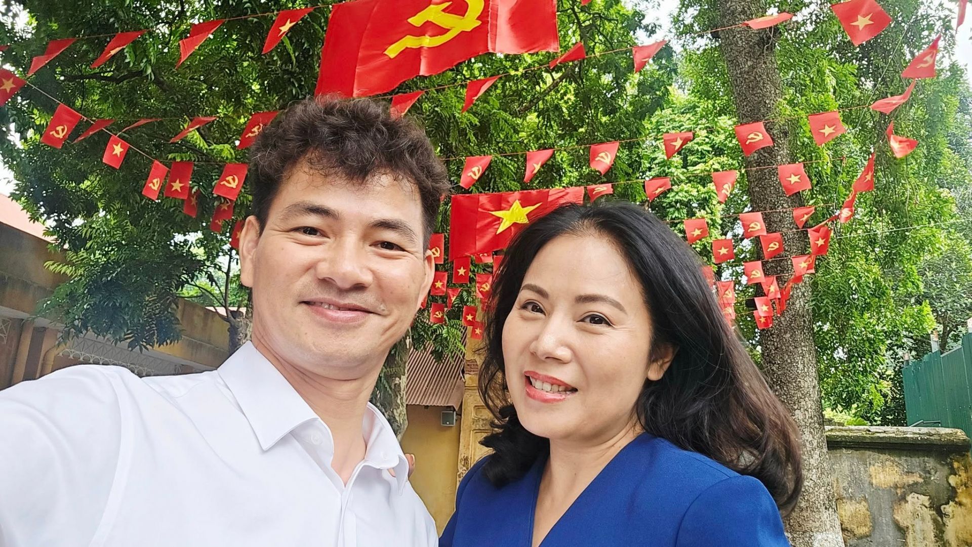 NSND Xuân Bắc gặp lại bạn diễn Thanh Hiền.