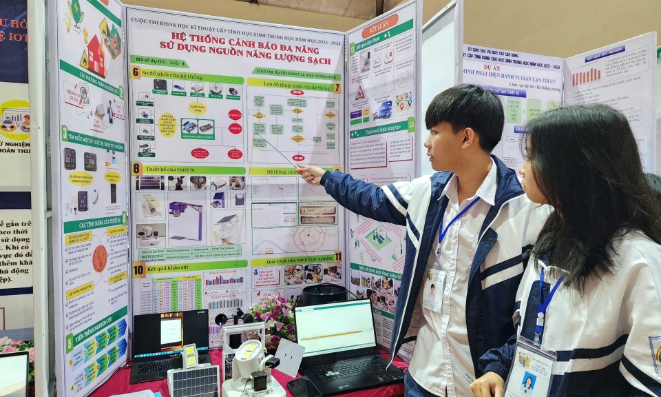 Cuộc thi là sân chơi nuôi dưỡng ước mơ nghiên cứu khoa học cho các em học sinh.