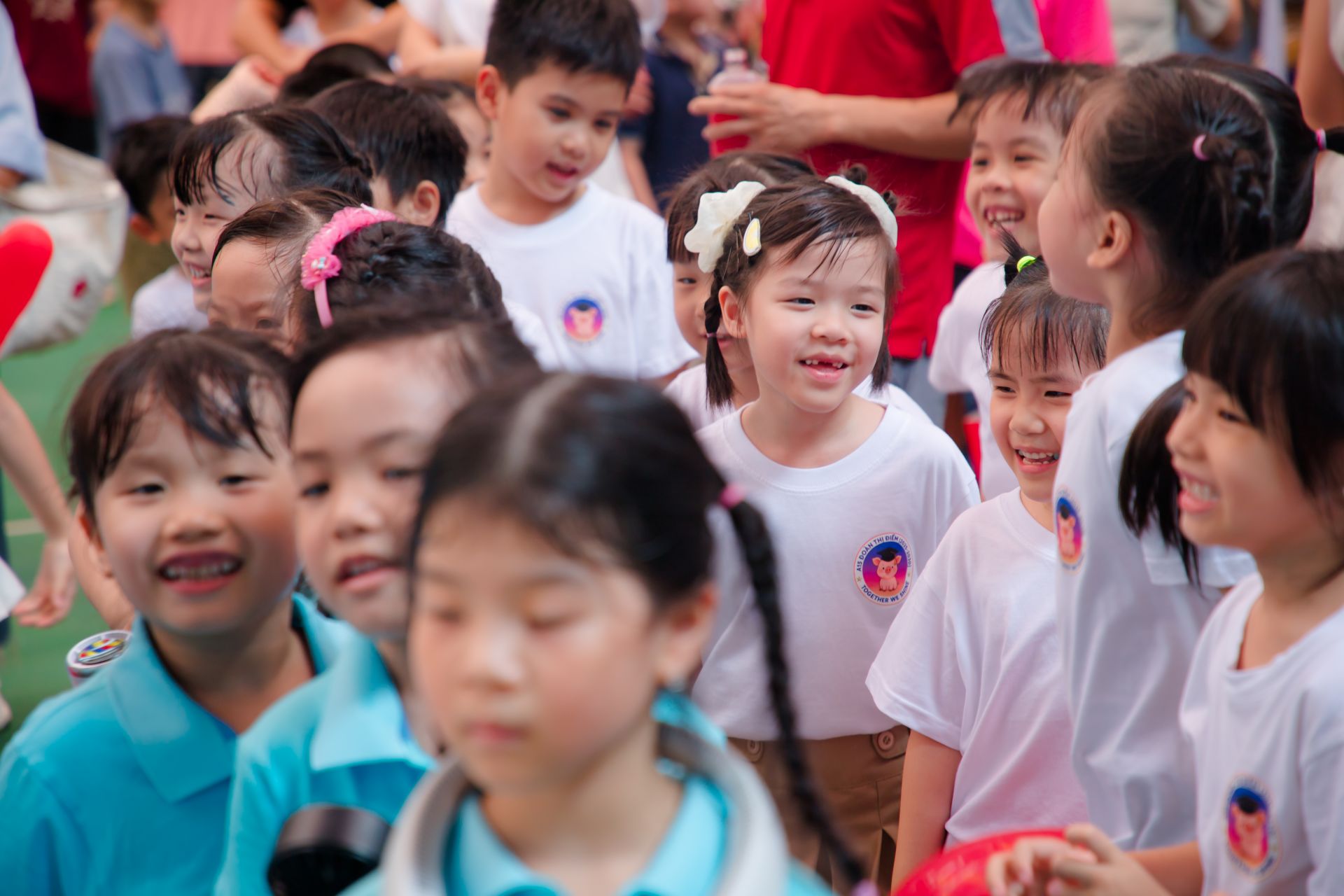 Niềm vui Trung thu của các bạn học sinh trường Tiểu học Đoàn Thị Điểm.