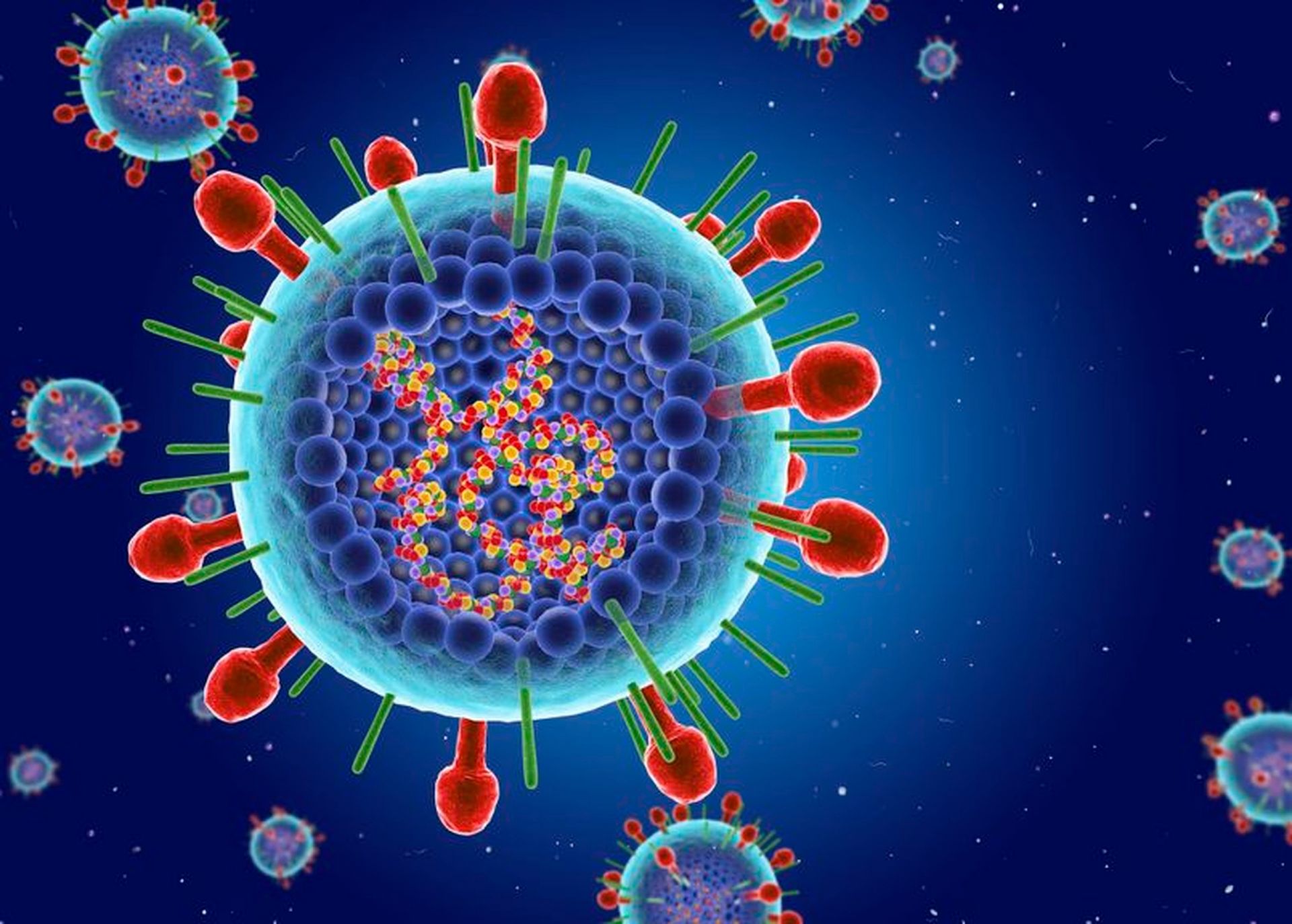 Virus RSV gây nhiễm trùng hô hấp ở trẻ sơ sinh. Virus RSV gây nhiễm trùng hô hấp ở trẻ sơ sinh.