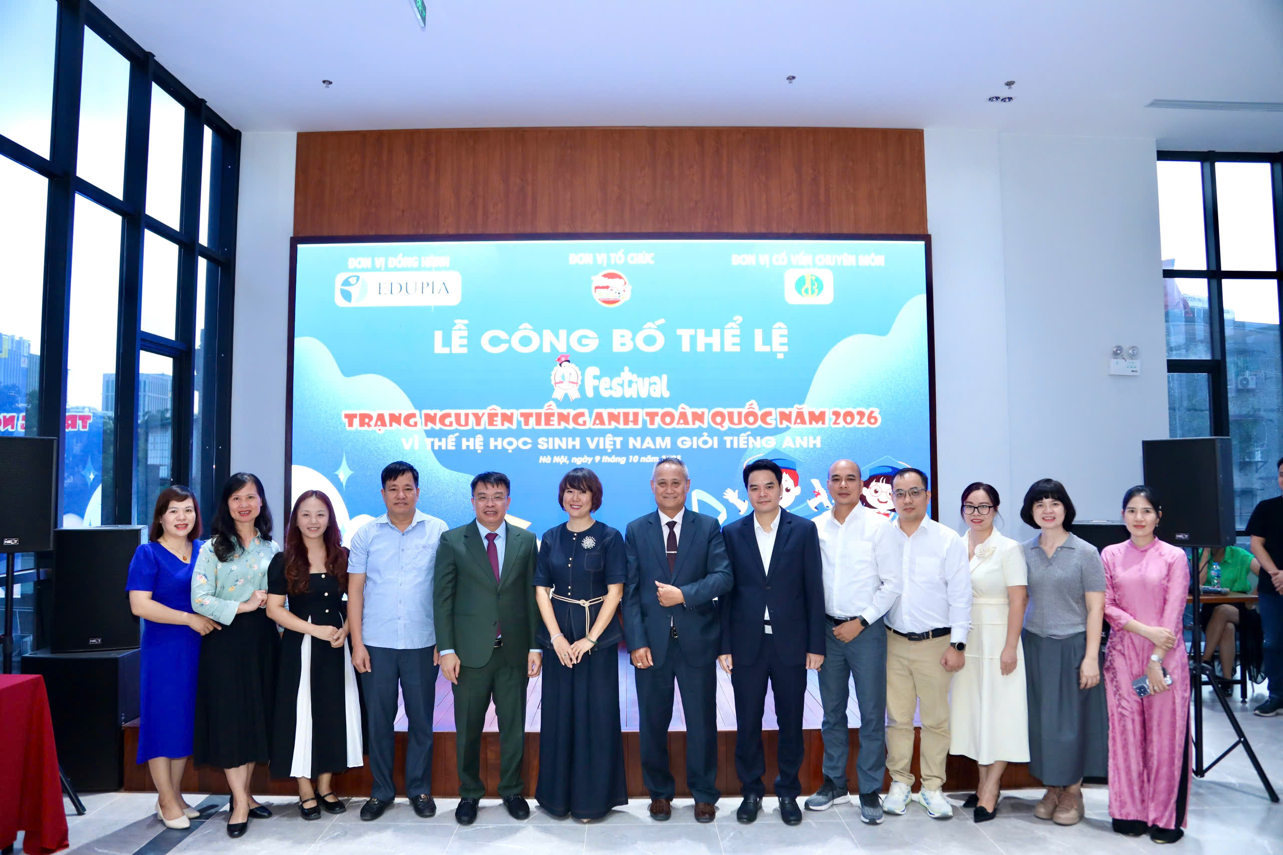 Các đại biểu tham dự Lễ công bố thể lệ Festival Trạng Nguyên Tiếng Anh toàn quốc năm 2026. Các đại biểu tham dự Lễ công bố thể lệ Festival Trạng Nguyên Tiếng Anh toàn quốc năm 2026.
