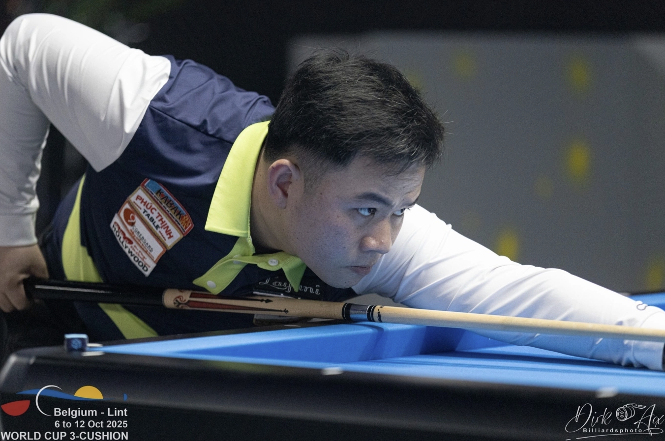 Bao Phương Vinh thi đấu tại World Cup Billiards.