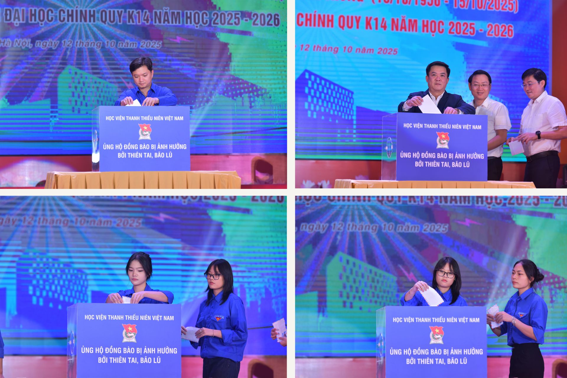 Học viện Thanh thiếu niên Việt Nam phát động chương trình “Học viện hướng về đồng bào vùng lũ”.
