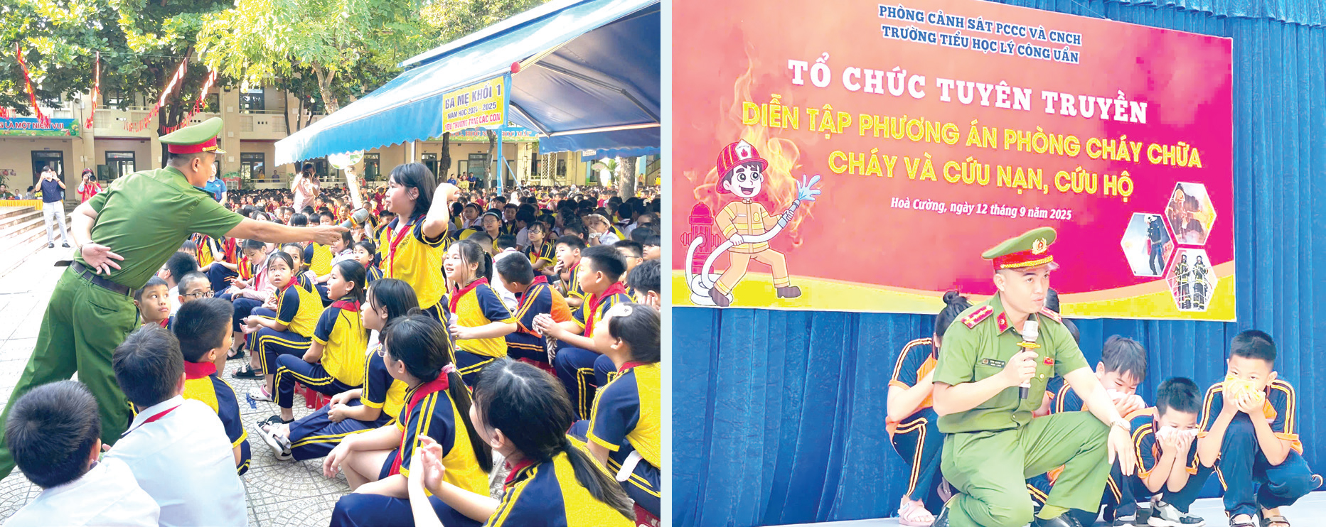 Buổi học đặc biệt giúp các bạn biết cách tự bảo vệ mình và bạn bè. Buổi học đặc biệt giúp các bạn biết cách tự bảo vệ mình và bạn bè.