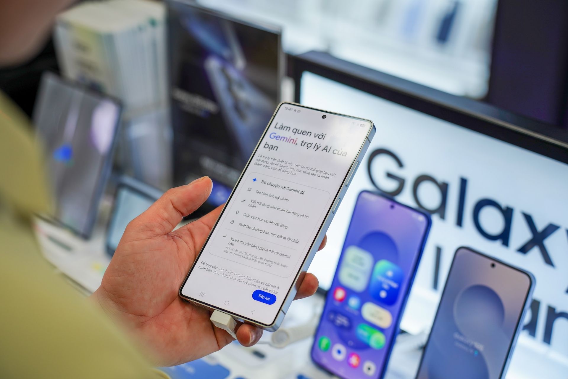 Màn hình hiển thị của Samsung S25 Ultra. Màn hình hiển thị của Samsung S25 Ultra.