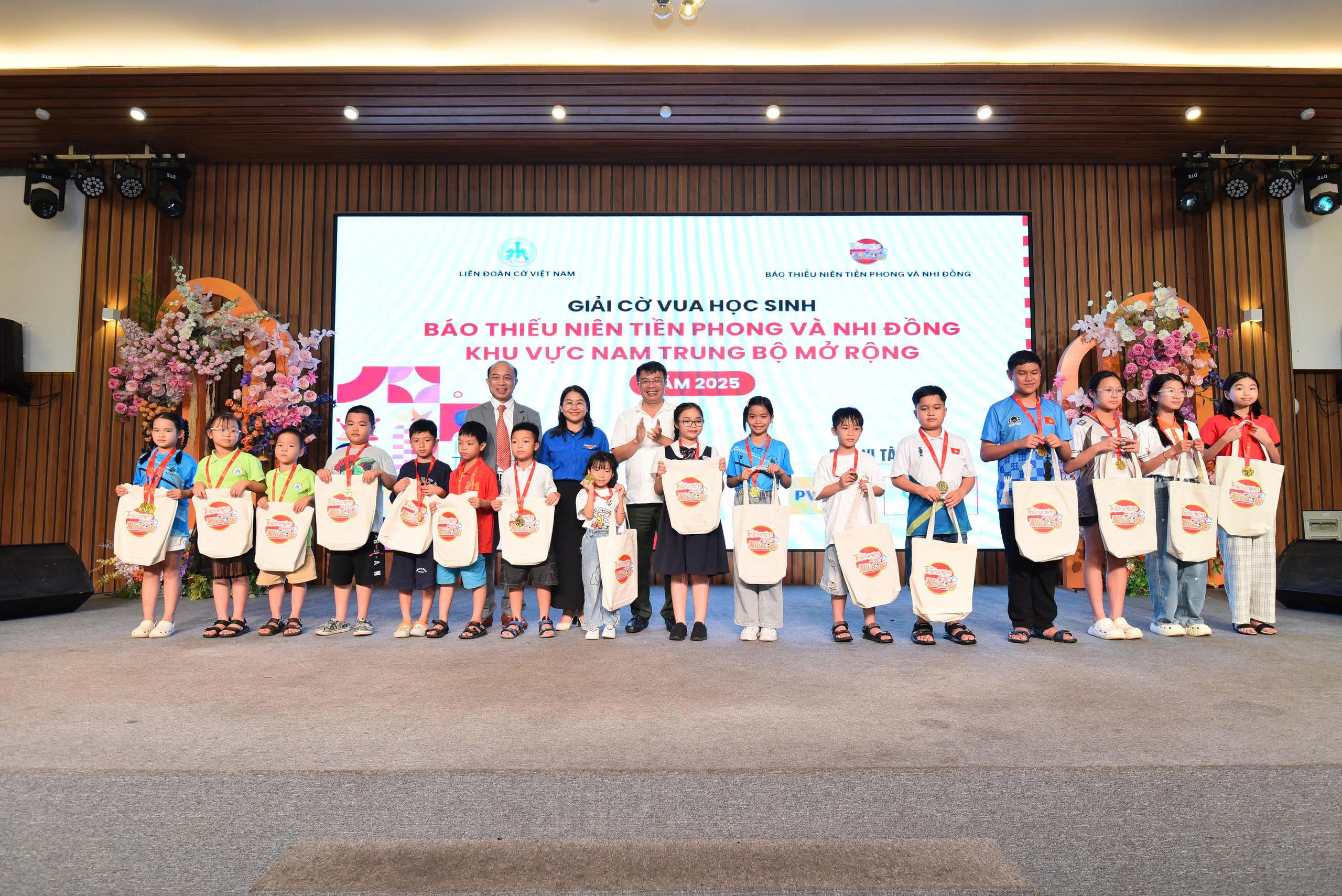 Danh sách đoạt giải Giải Cờ vua Học sinh Báo Thiếu niên Tiền phong và Nhi đồng khu vực Nam Trung Bộ mở rộng năm 2025