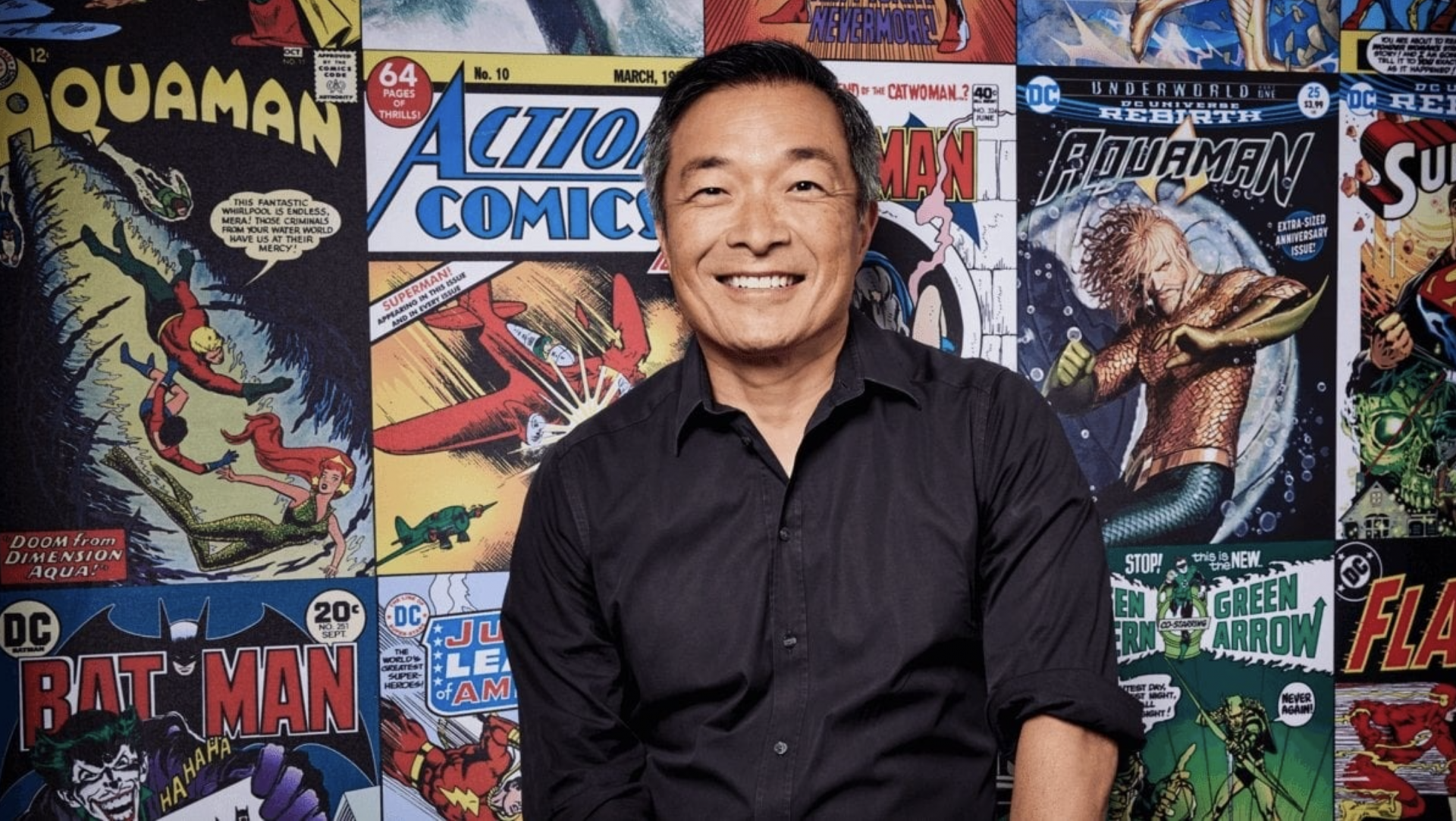 Chủ tịch kiêm Giám đốc sáng tạo của DC Jim Lee. Chủ tịch kiêm Giám đốc sáng tạo của DC Jim Lee.