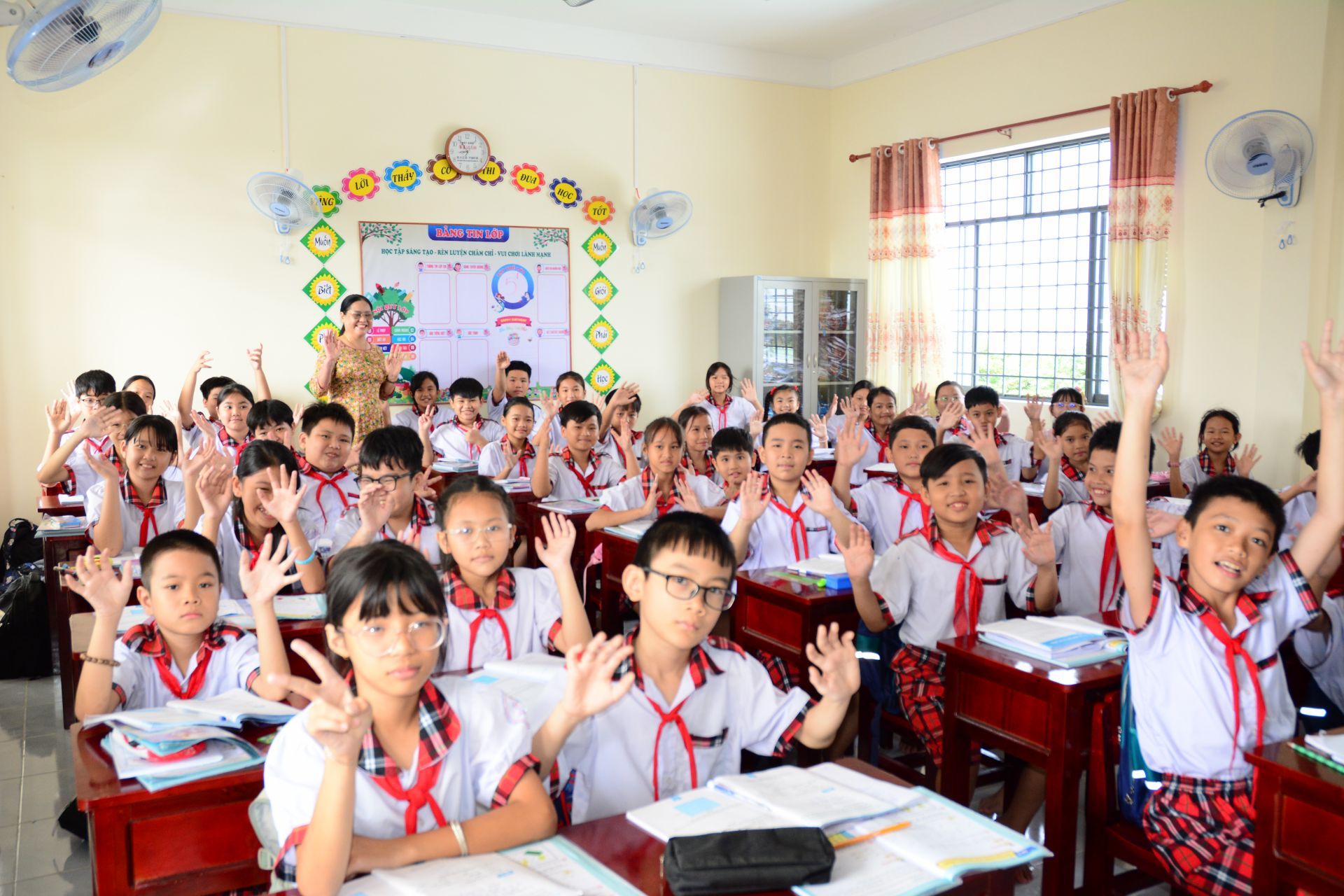 Trường Tiểu học Nguyễn Thái Bình, nơi đầy ắp những niềm vui.