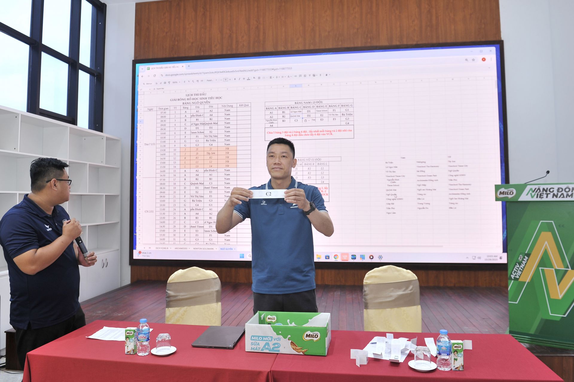 BTC tiến hành bốc thăm và xếp lịch thi đấu. BTC tiến hành bốc thăm và xếp lịch thi đấu.