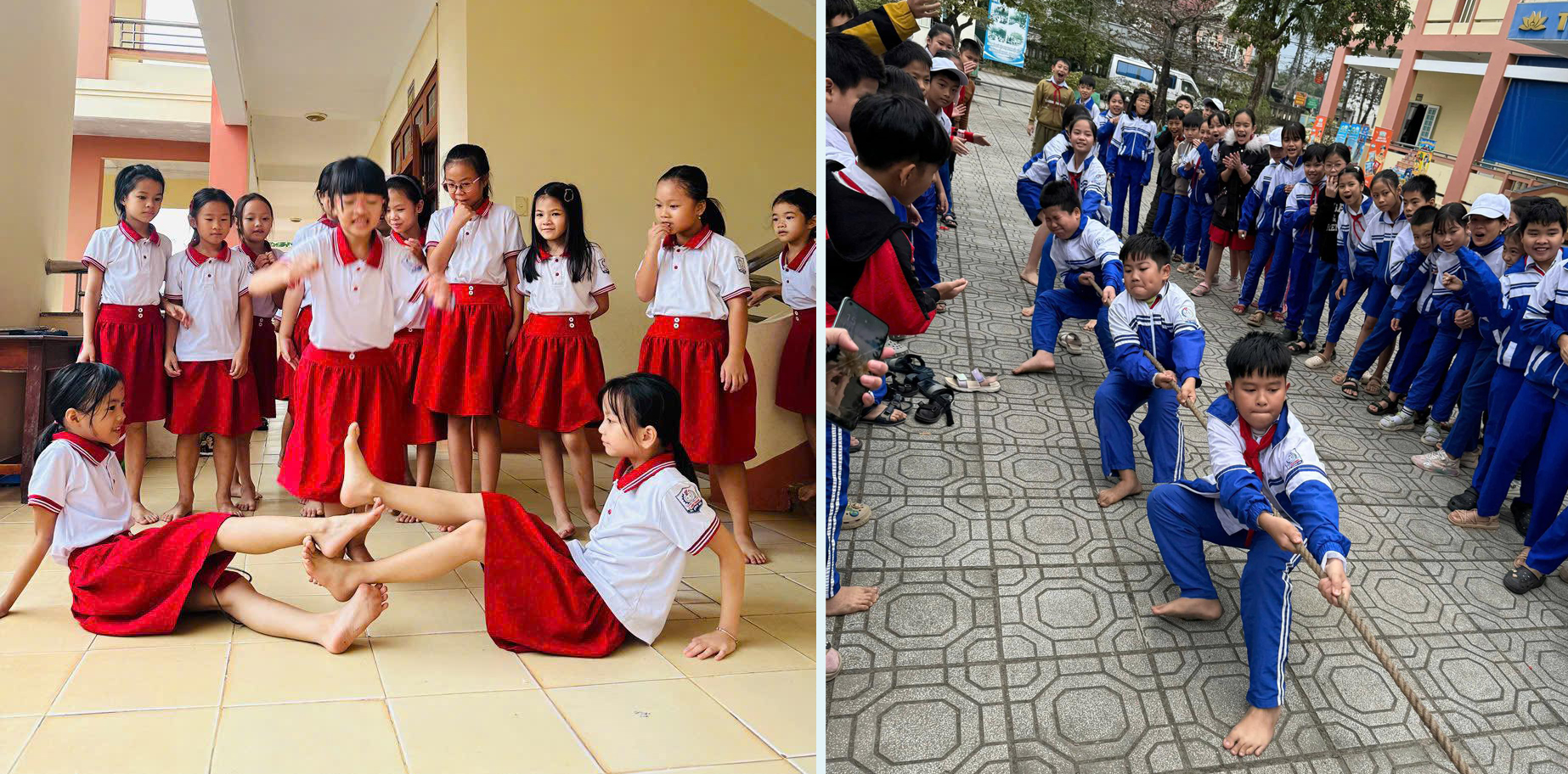 Giờ ra chơi trải nghiệm, sáng tạo.