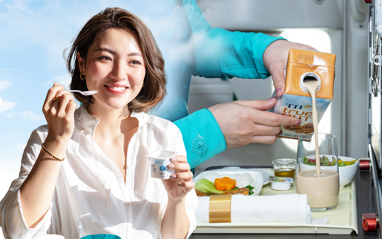 Trải nghiệm sản phẩm TH cao cấp, thật sự thiên nhiên trên mỗi hành trình bay cùng Vietnam Airlines