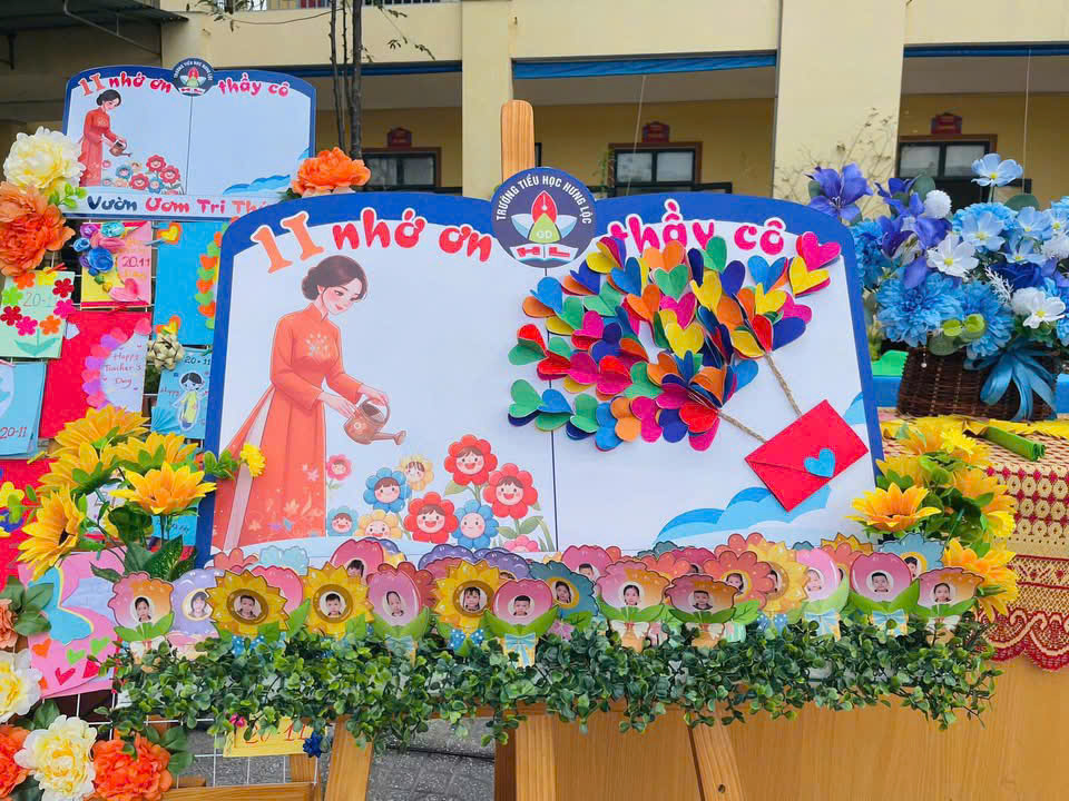 Tùy còn là khối lớp 1, nhưng các bạn cũng đã có nhiều ý tưởng để tri ân đến với thầy cô