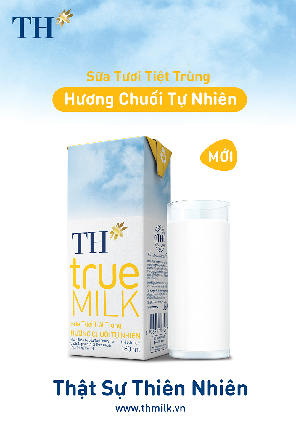 Với thiết kế hộp giấy 180ml tiện lợi, sản phẩm dễ dàng đồng hành cùng người dùng trong mọi khoảnh khắc.