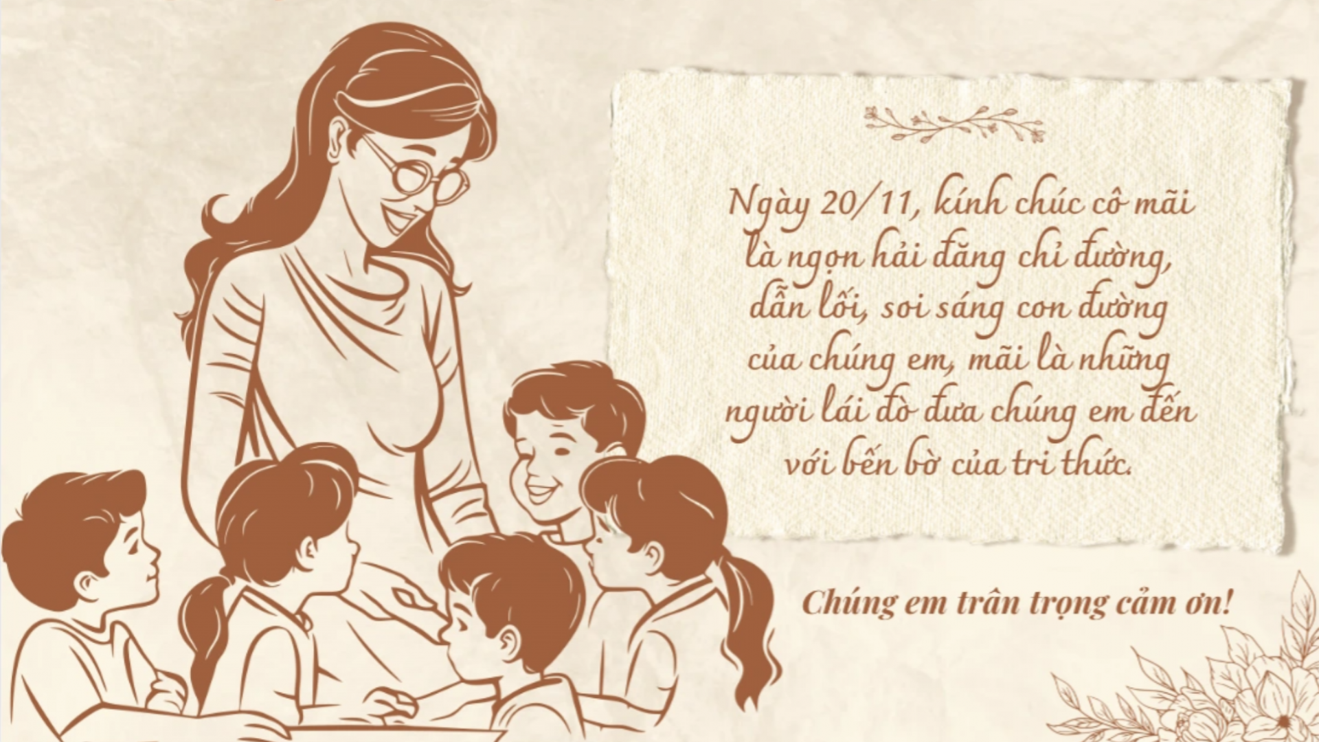 Lời chúc 20/11 dành tặng thầy cô xúc động và ý nghĩa nhất năm 2025