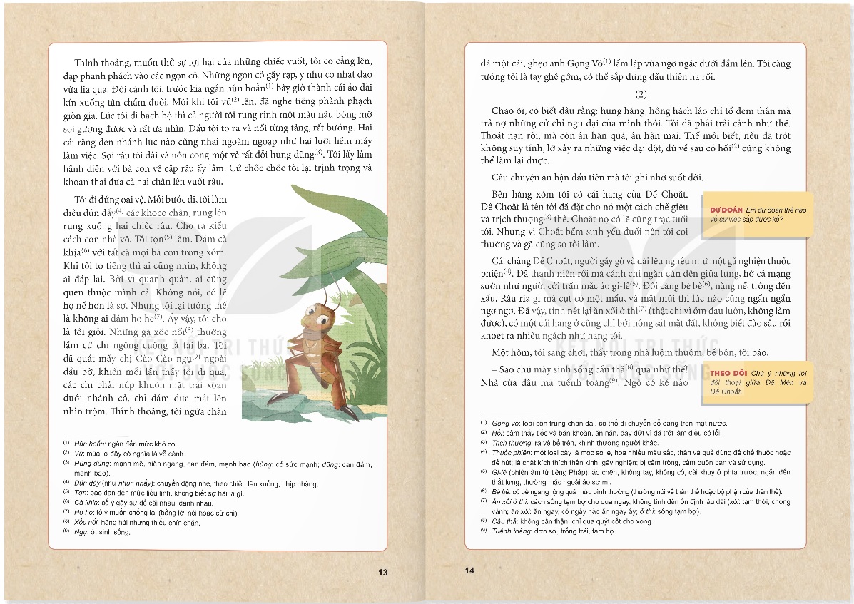 “Dế mèn phiêu lưu ký” là tác phẩm kinh điển trong kho tàng tác phẩm kinh điển của văn học thiếu nhi Việt Nam, được đưa vào sách giáo khoa và gắn bó với nhiều thế hệ học sinh.