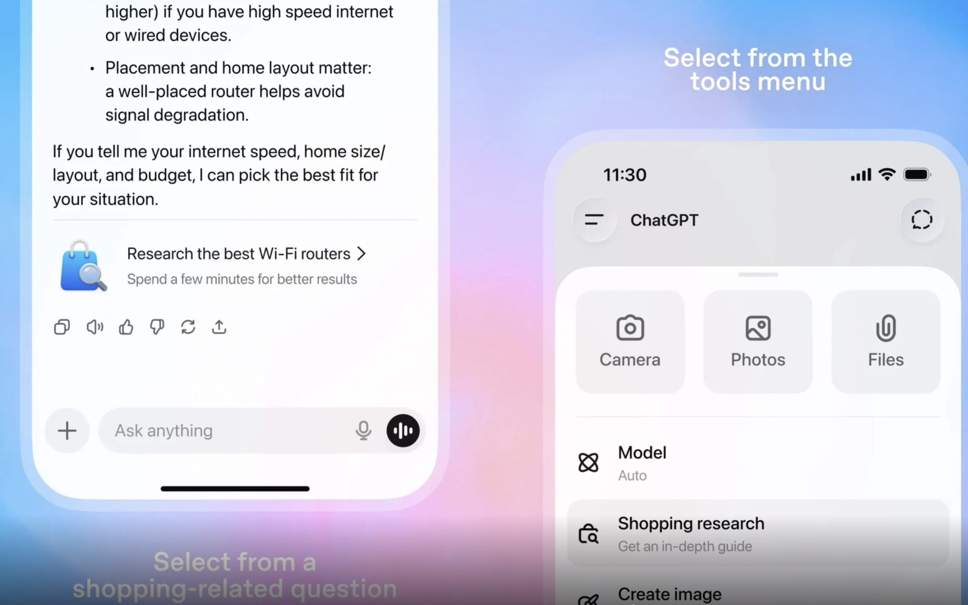 ChatGPT bổ sung tính năng nghiên cứu mua sắm cho người dùng.