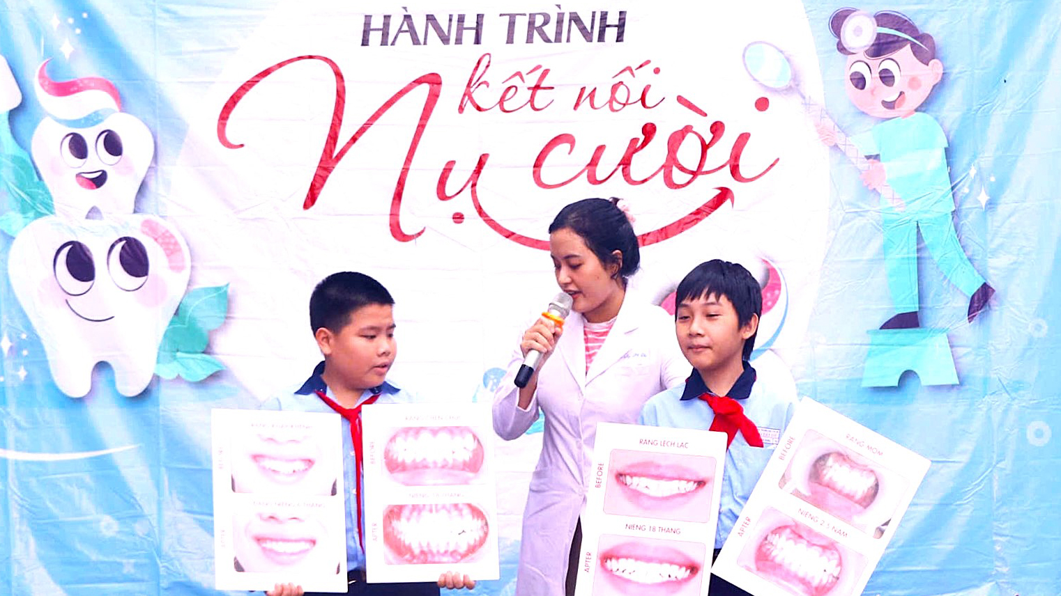 Tự tin nở nụ cười tươi