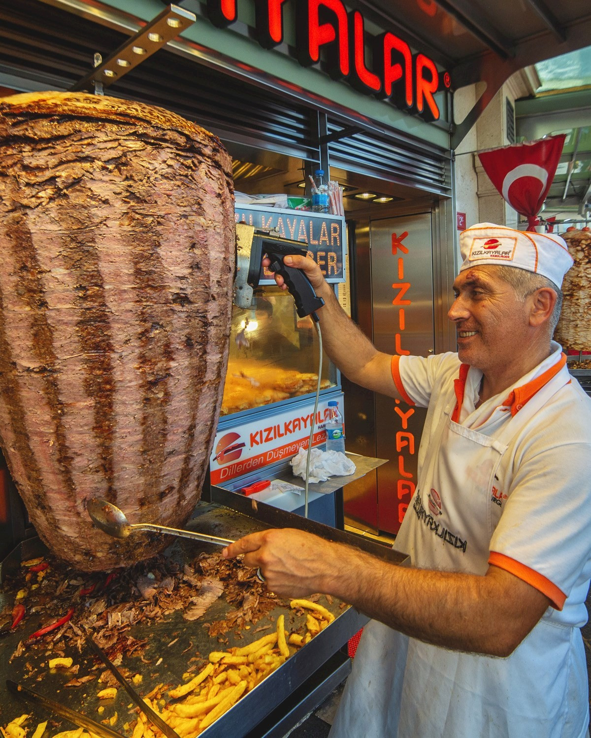 Món doner kebab. 