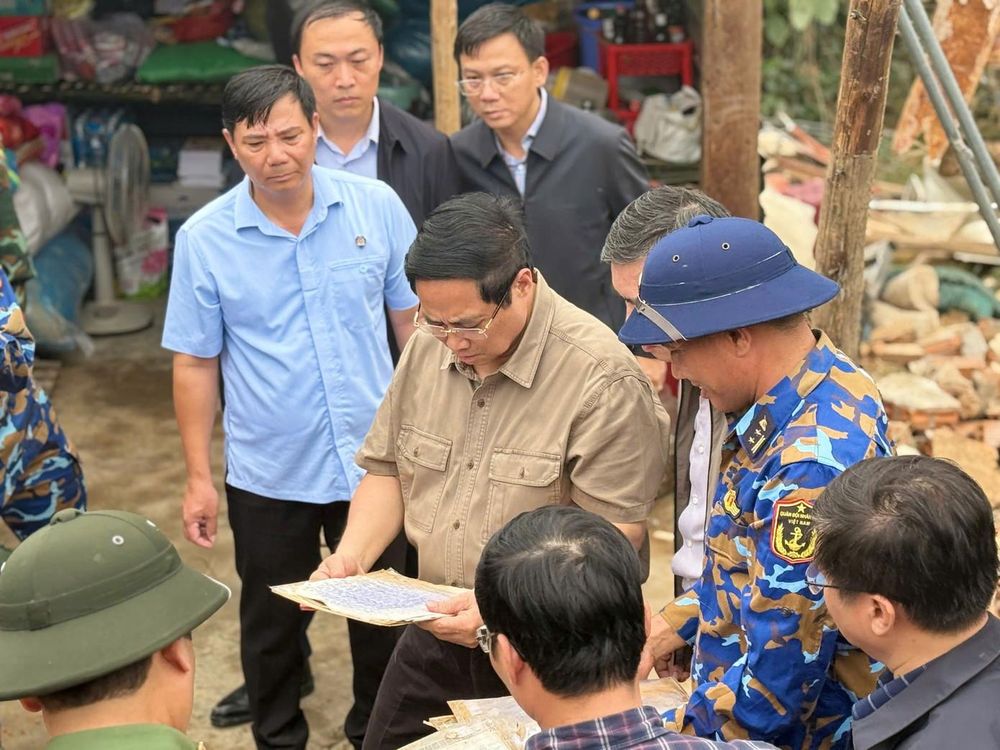 Thủ tướng Phạm Minh Chính đến vùng 