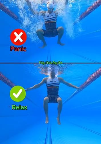 Một video hướng dẫn bơi của thầy Chiến trên TikTok thu hút hơn 27 triệu lượt xem.

