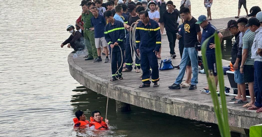 Lực lượng chức năng triển khai tìm kiếm em Phan Hữu L.