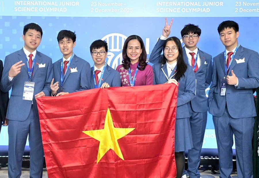 Việt Nam giành 6 huy chương Olympic khoa học trẻ thế giới.