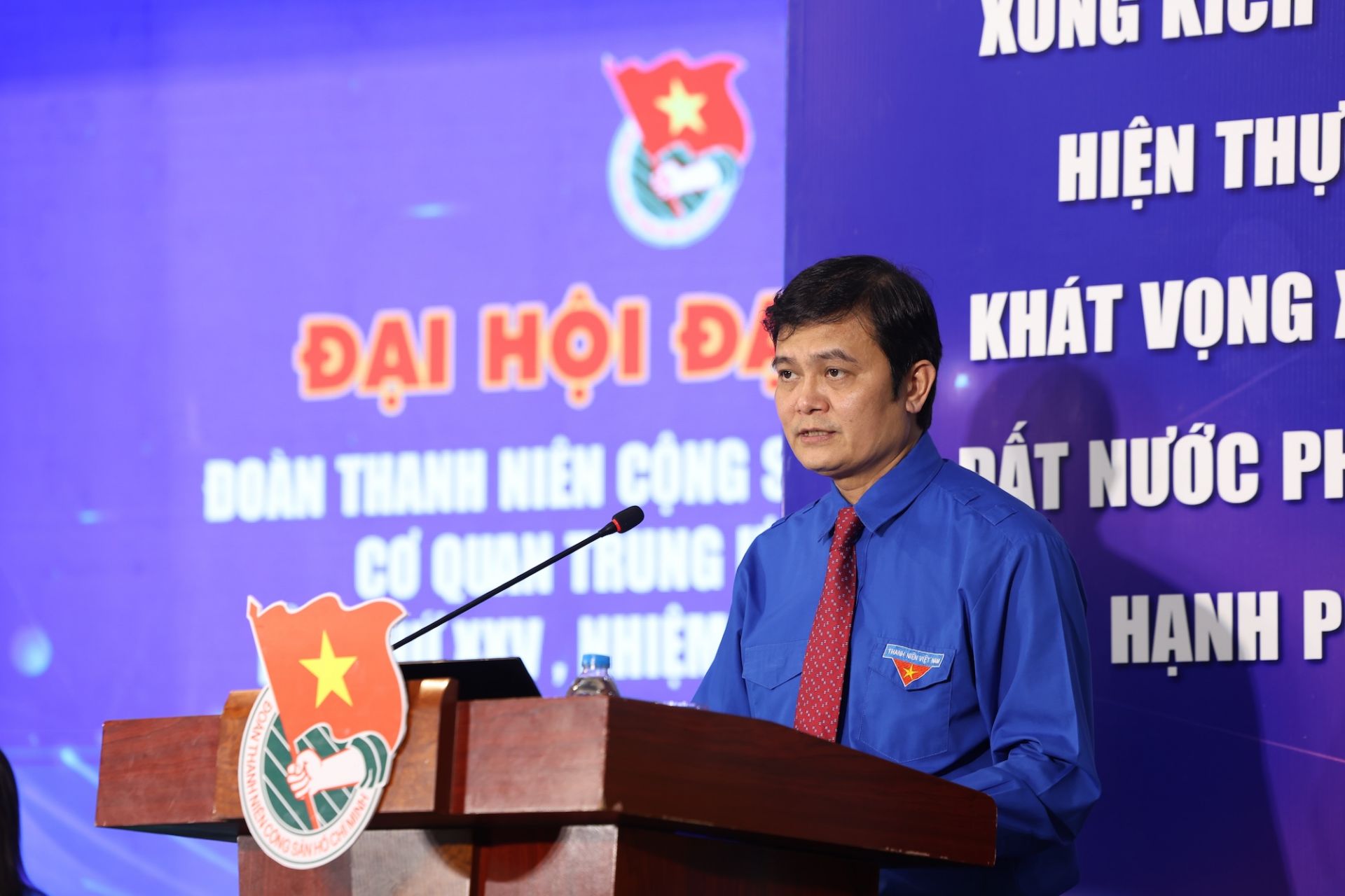 Anh Bùi Quang Huy phát biểu chỉ đạo tại Đại hội.