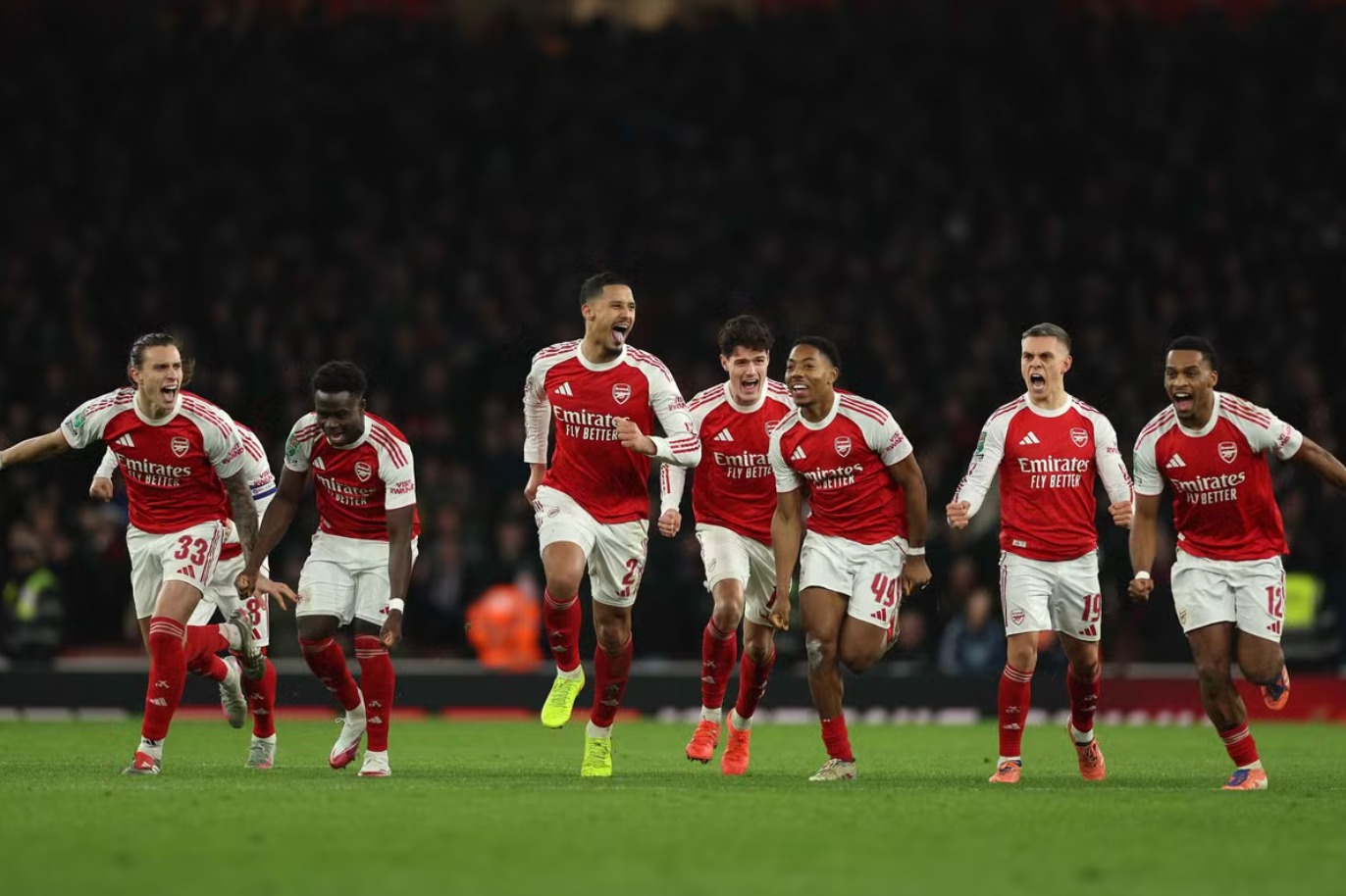 Arsenal vào bán kết Cup Liên đoàn sau loạt luân lưu nghẹt thở